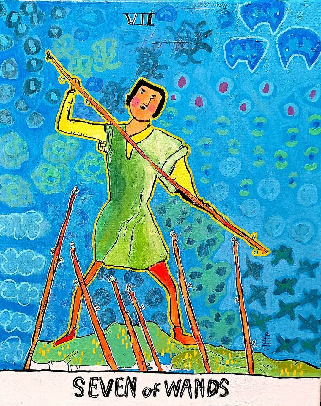 Seven of Wands