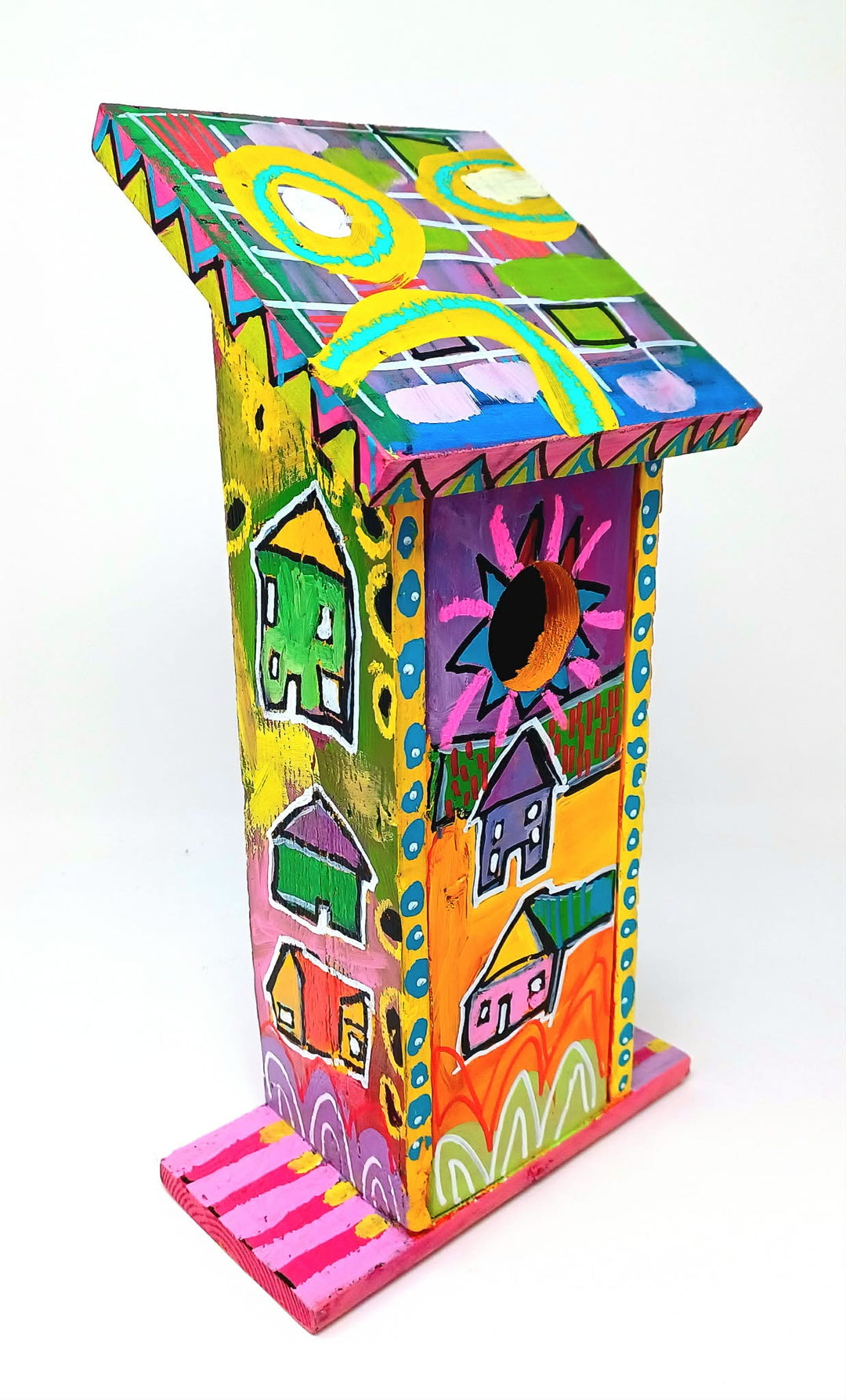 Eight House Birdhouse