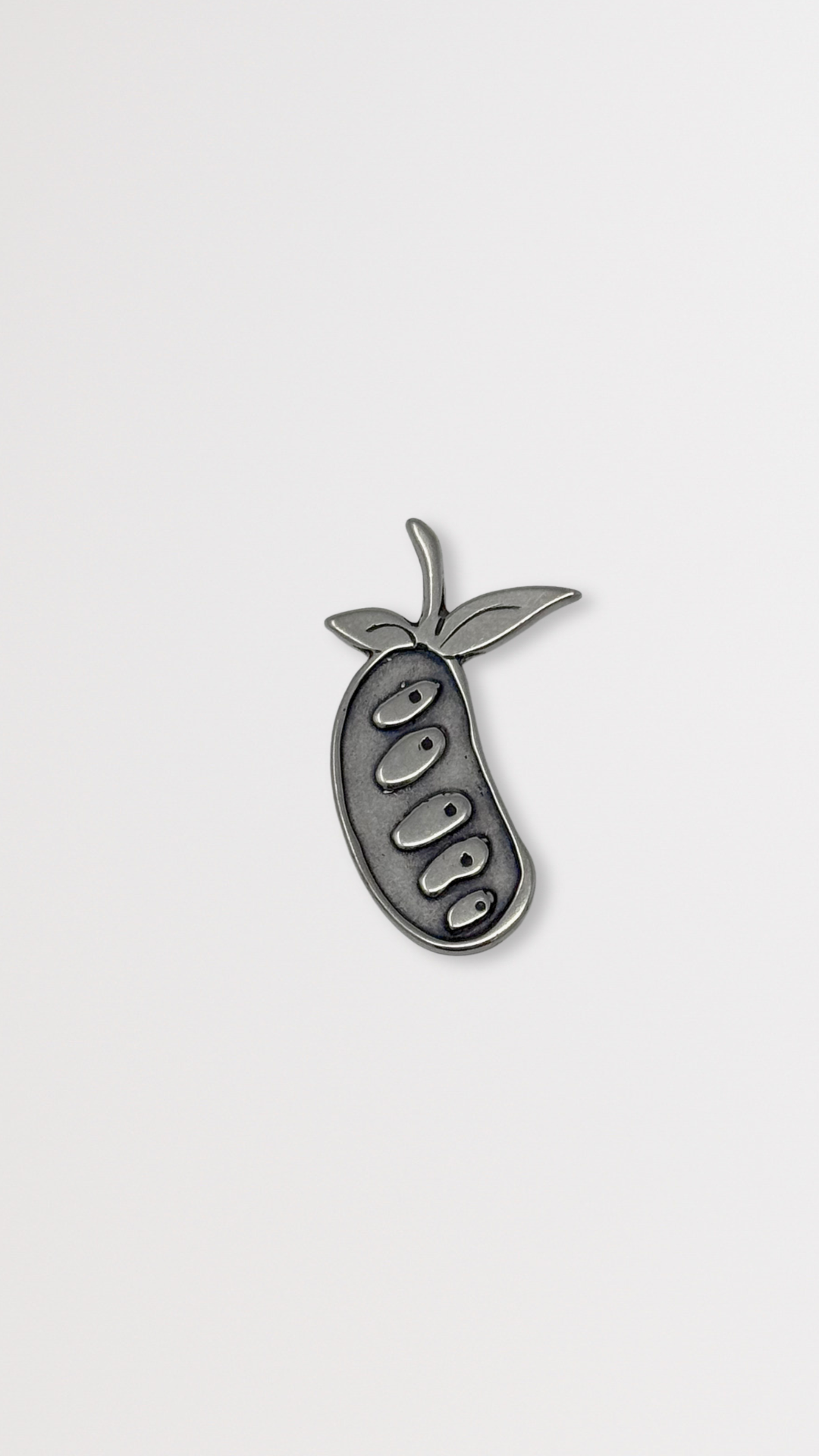 Pawpaw Charm - White Bronze