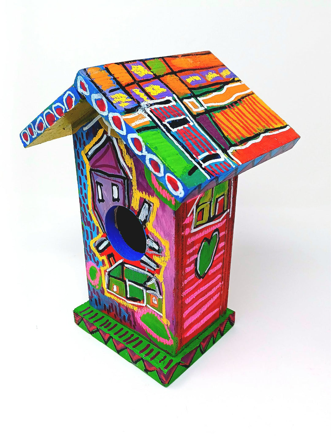 Purple House Birdhouse