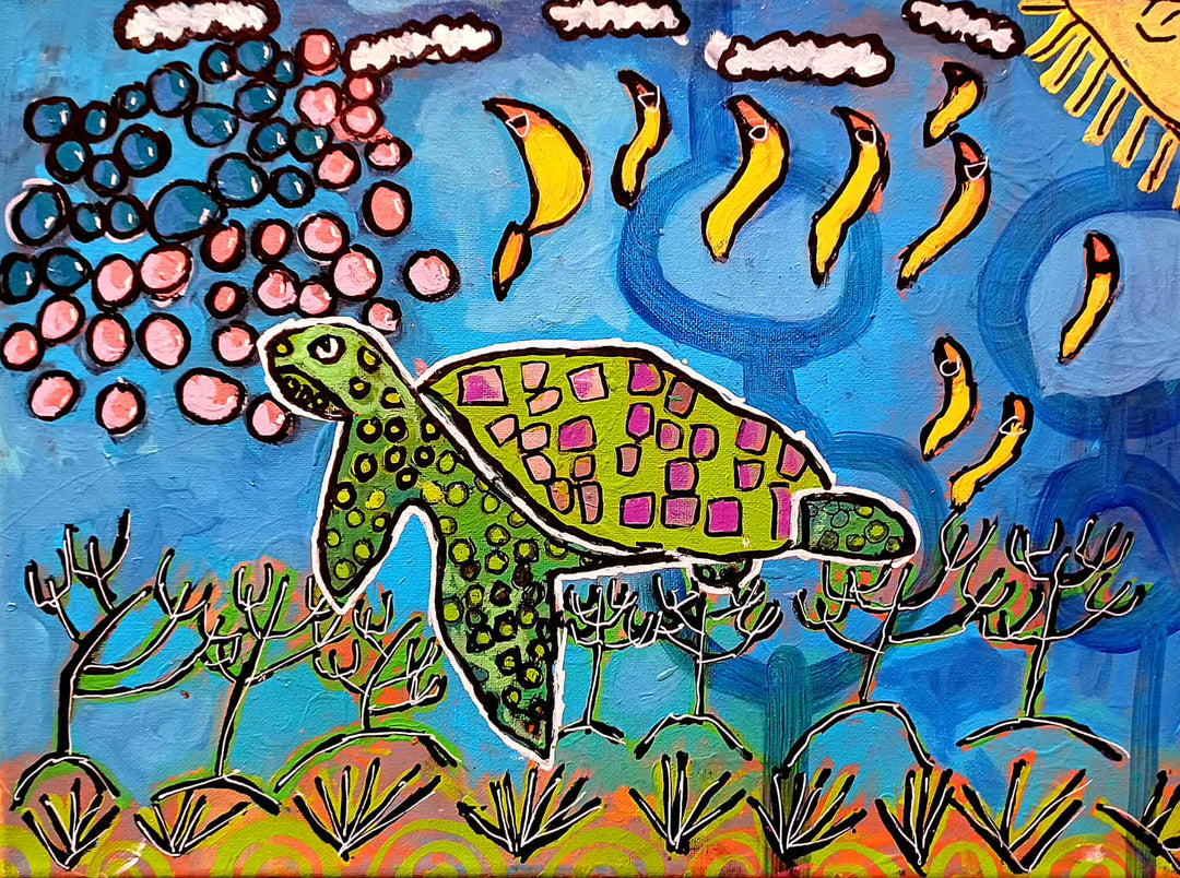 Sea Turtle Painting