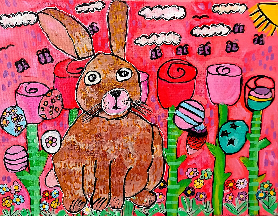 Easter Bunny Painting