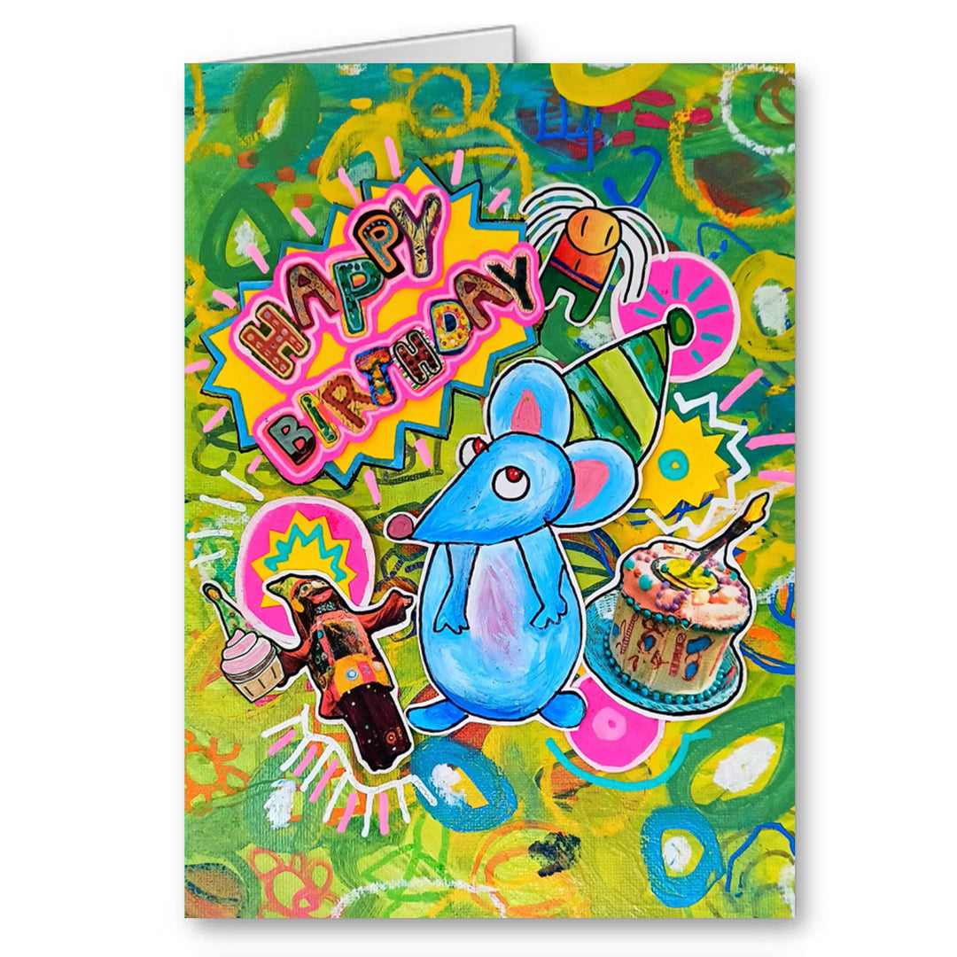 "Happy Birthday" Greeting Card