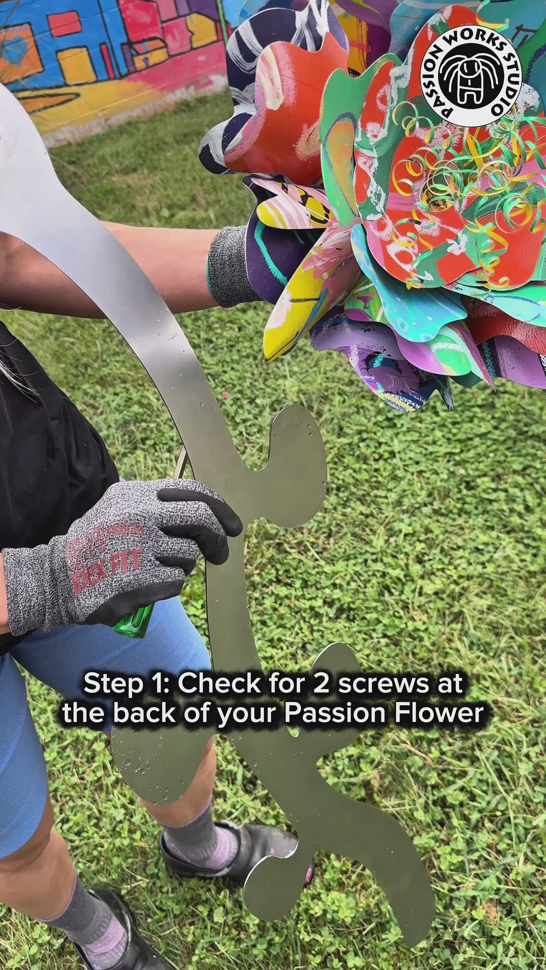 Large Official Passion Flower 19"