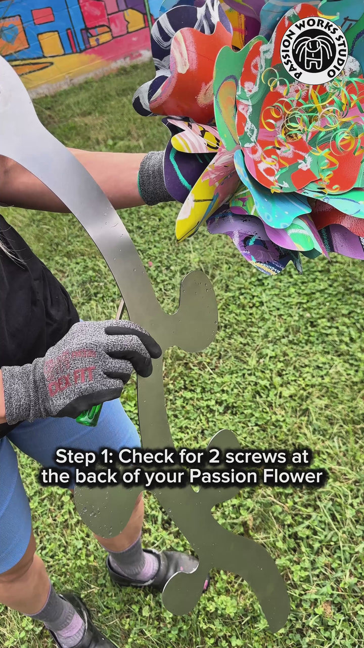 Large Official Passion Flower 19"